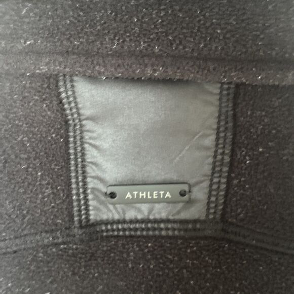 Athleta Hooded Front Double Zip Black Jacket Size XS (MSRP $159) - Picture 4 of 10